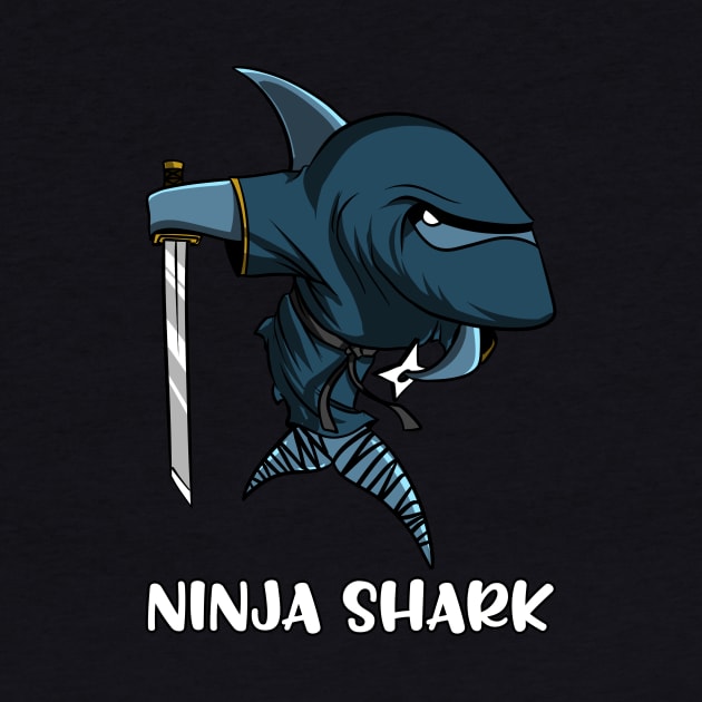 Ninja Shark Samurai by underheaven